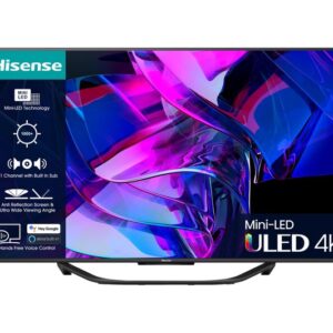 HISENSE 65U7KQTUK 65" Smart 4K Ultra HD HDR Mini-LED TV with Amazon Alexa