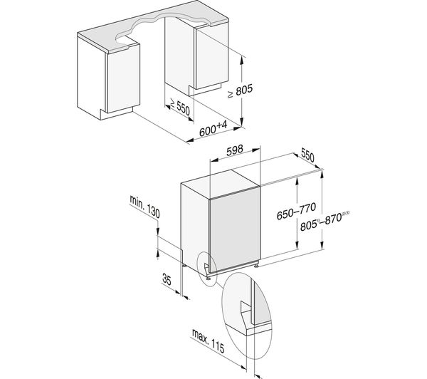 MIELE Active Plus G5350SCVi Full-size Fully Integrated Dishwasher