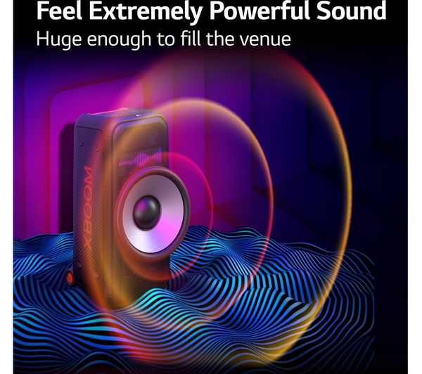 LG XBOOM XL7S Bluetooth Megasound Party Speaker - Black