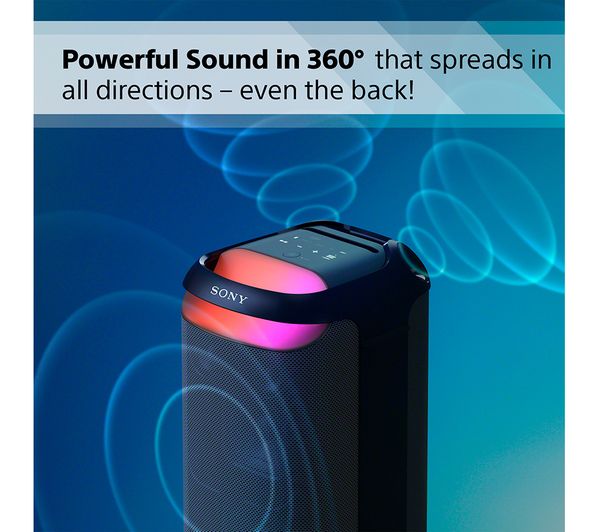 SONY XV800 Bluetooth Megasound Party Speaker - Black