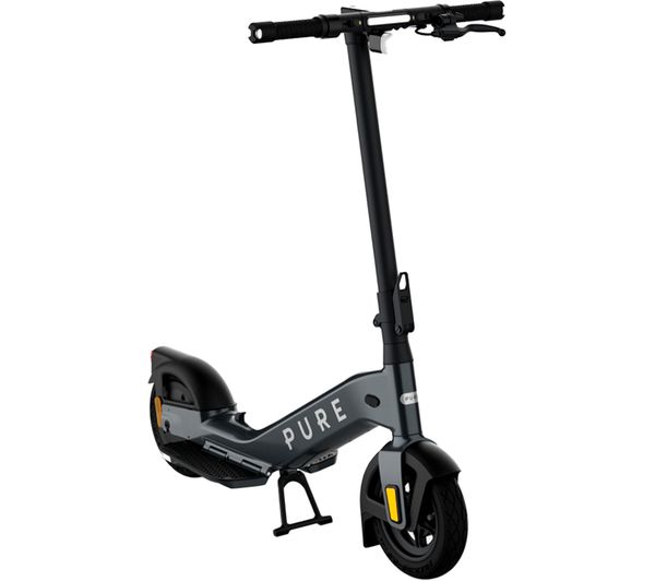 PURE ELECTRIC Pure Advance+ Electric Folding Scooter - Mercury Grey Metallic