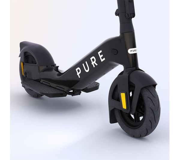 PURE ELECTRIC Pure Advance+ Electric Folding Scooter - Mercury Grey Metallic