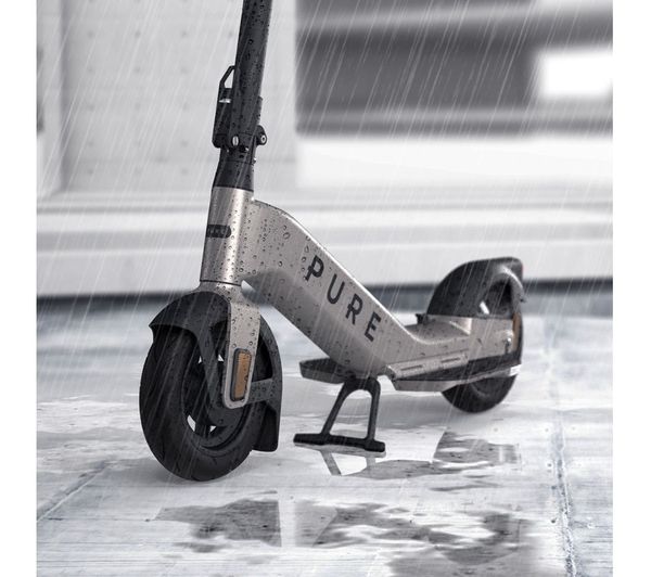 PURE ELECTRIC Pure Advance+ Electric Folding Scooter - Mercury Grey Metallic