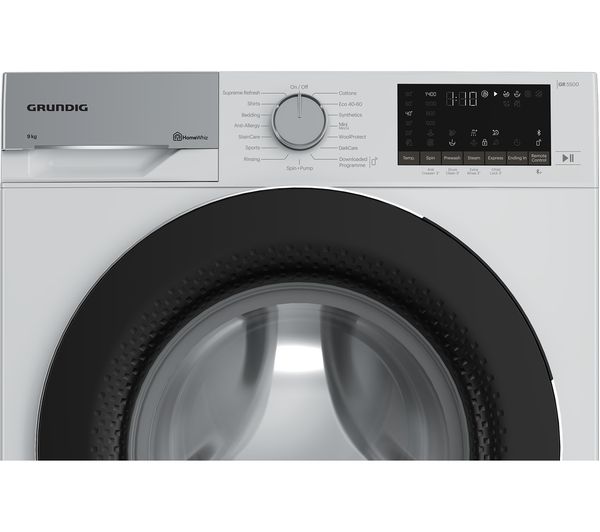 GRUNDIG GW75941TW Bluetooth 9 kg 1400 rpm Washing Machine - White