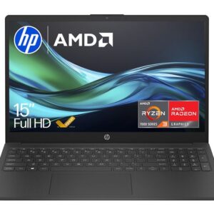 HP 15-fc0516sa 15.6" Laptop - AMD Ryzen 3  128 GB  Black