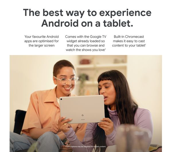 GOOGLE Pixel 11" Tablet - 128 GB Hazel