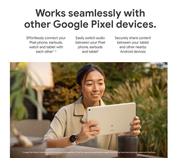 GOOGLE Pixel 11" Tablet - 128 GB Hazel