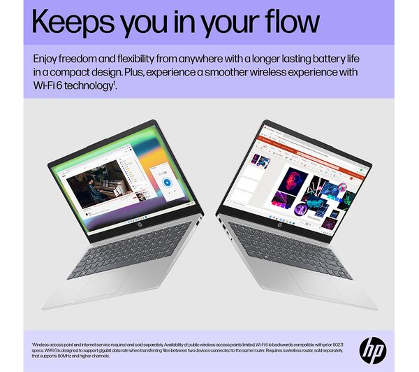 HP Pavilion SE 14" Laptop - Intel® N200 128 GB SSD Silver