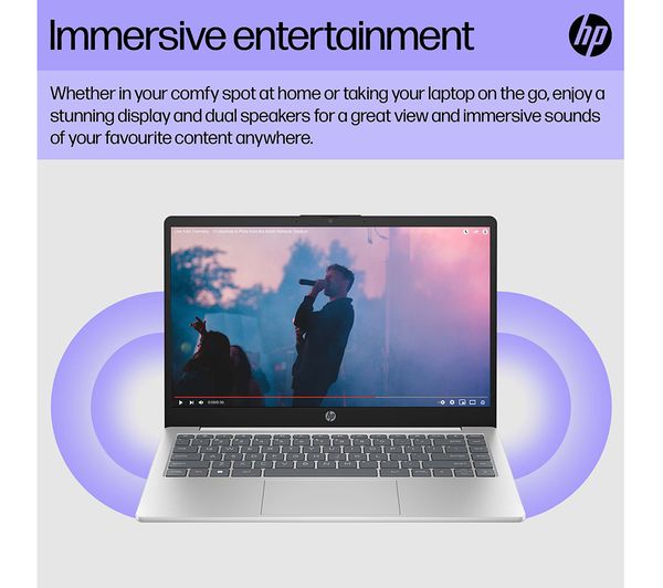 HP Pavilion SE 14" Laptop - Intel® N200 128 GB SSD Silver
