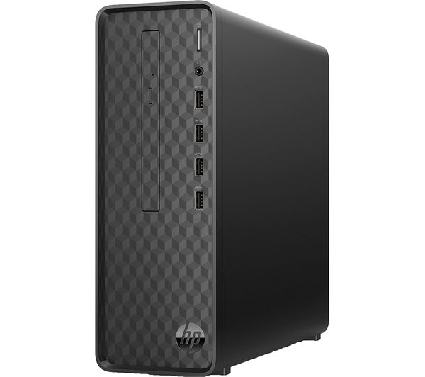 HP Slim S01-pF2012na Desktop PC - Intel® Core™ i3 256 GB SSD Black