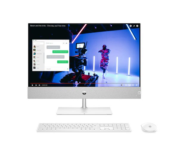 HP Pavilion 24-ca2005na 23.8" All-in-One PC - Intel® Core™ i7 512 GB SSD White