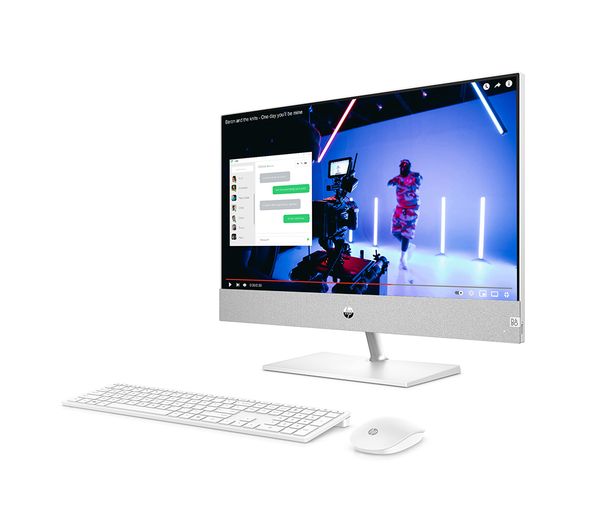 HP Pavilion 24-ca2005na 23.8" All-in-One PC - Intel® Core™ i7 512 GB SSD White