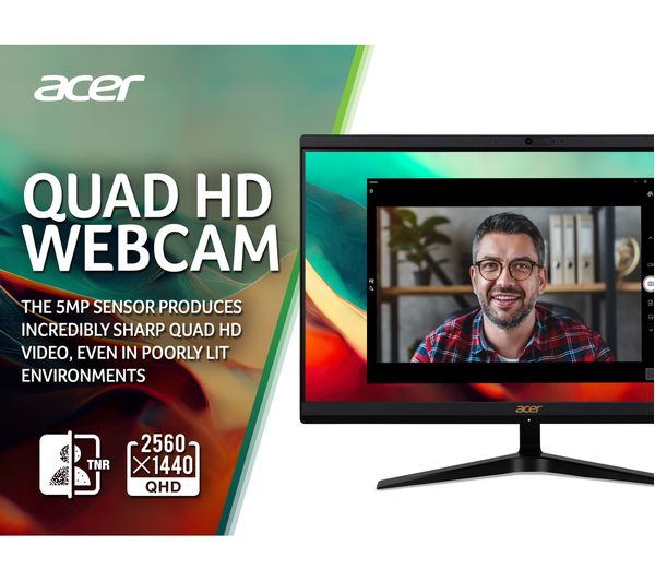 ACER Aspire C22-1800 21.5" All-in-One PC - Intel® Core™ i3 512 GB SSD Black