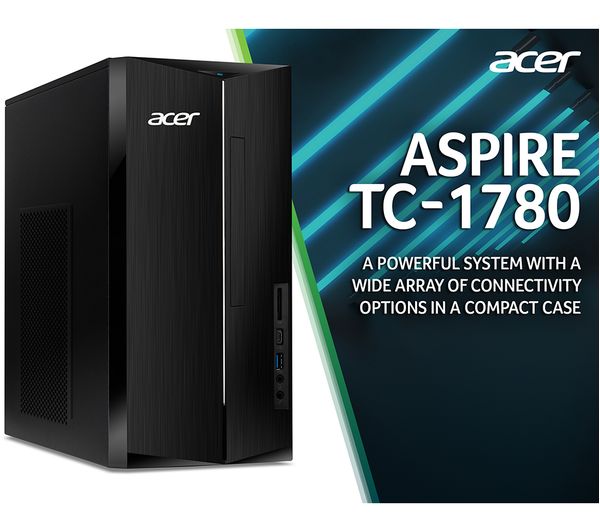 ACER Aspire TC-1780 Desktop PC - Intel® Core™ i5 1 TB SSD Black
