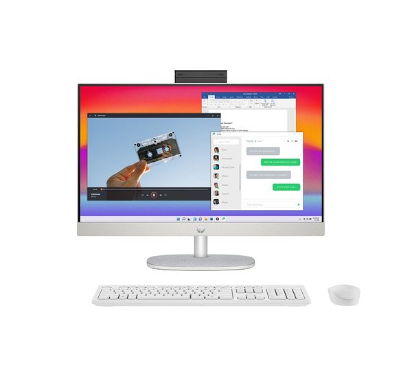 HP 24-cr0021na 23.8" All-in-One PC - Intel® Core™ i5 512 GB SSD White