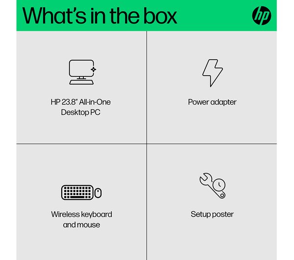 HP 24-cr0021na 23.8" All-in-One PC - Intel® Core™ i5 512 GB SSD White