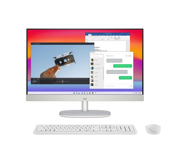 HP 24-cr0021na 23.8" All-in-One PC - Intel® Core™ i5 512 GB SSD White