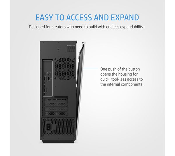 HP ENVY TE02-1007na Desktop PC - Intel® Core™ i7 1 TB SSD Silver