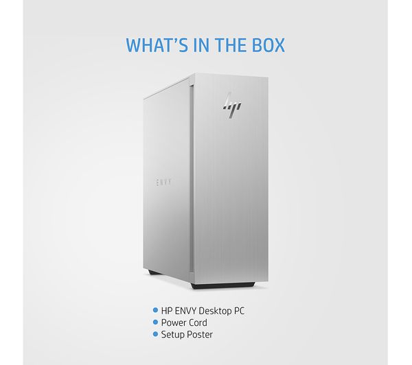 HP ENVY TE02-1007na Desktop PC - Intel® Core™ i7 1 TB SSD Silver