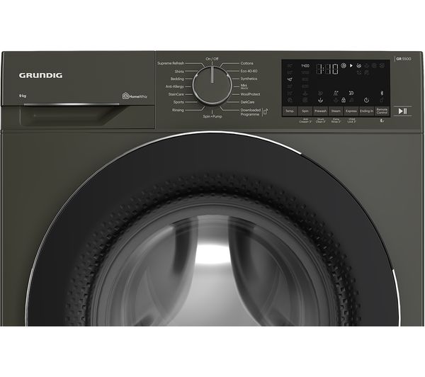GRUNDIG GW75941TG WiFi-enabled 9 kg 1400 rpm Washing Machine - Graphite