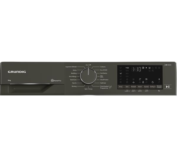 GRUNDIG GW75941TG WiFi-enabled 9 kg 1400 rpm Washing Machine - Graphite