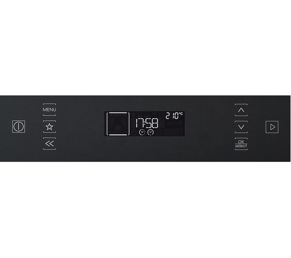 HOTPOINT Multiflow SI6 871 SP BL Electric Pyrolytic Oven - Black