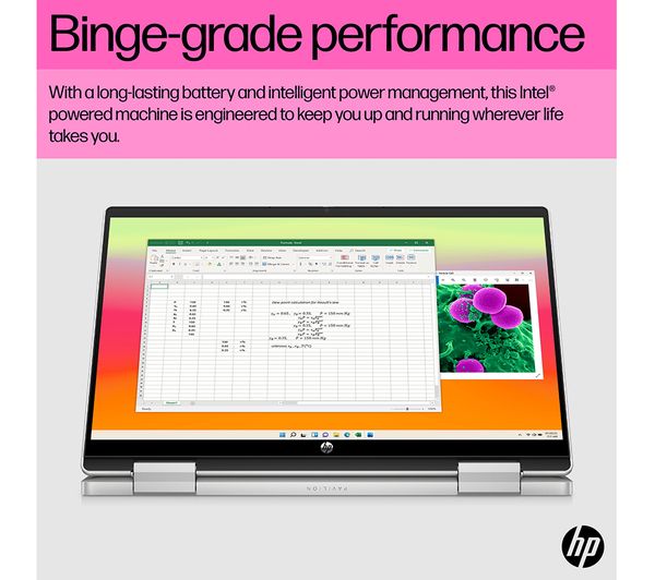 HP Pavilion x360 14-ek1501sa 14" 2 in 1 Laptop - Intel® Core™ i5 512 GB SSD Silver
