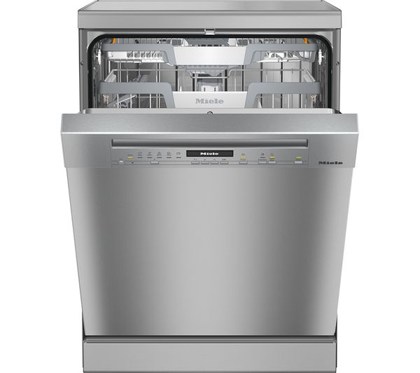 MIELE AutoDos G 7110 SC Full-size WiFi-enabled Dishwasher - Clean Steel
