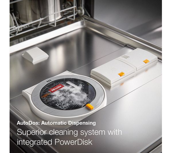 MIELE AutoDos G 7110 SC Full-size WiFi-enabled Dishwasher - Clean Steel