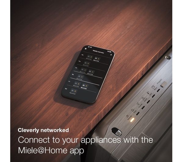 MIELE AutoDos G 7110 SC Full-size WiFi-enabled Dishwasher - Clean Steel