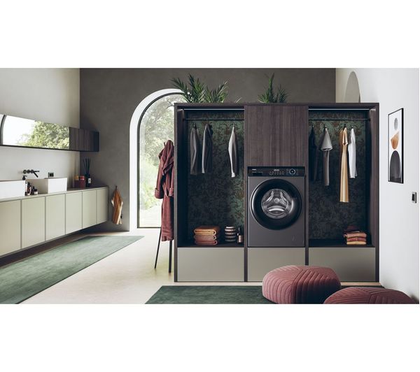 HAIER I Pro Series 3 HW90-B14939S8 9 kg 1400 Spin Washing Machine - Graphite