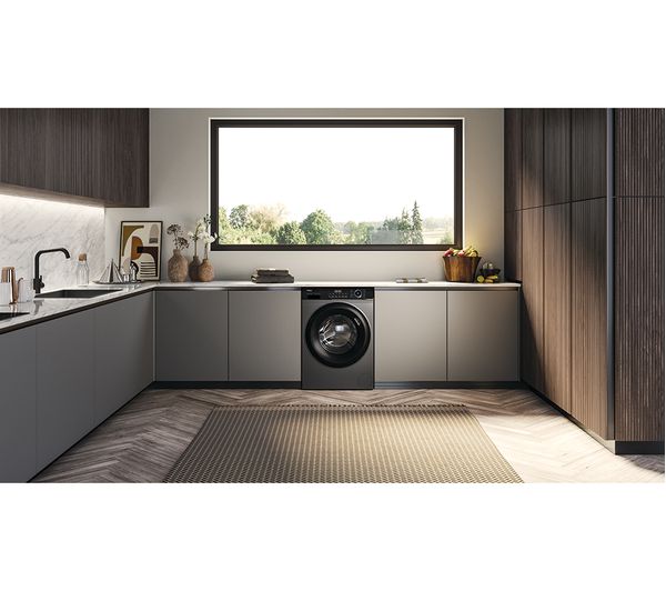 HAIER I Pro Series 3 HW90-B14939S8 9 kg 1400 Spin Washing Machine - Graphite