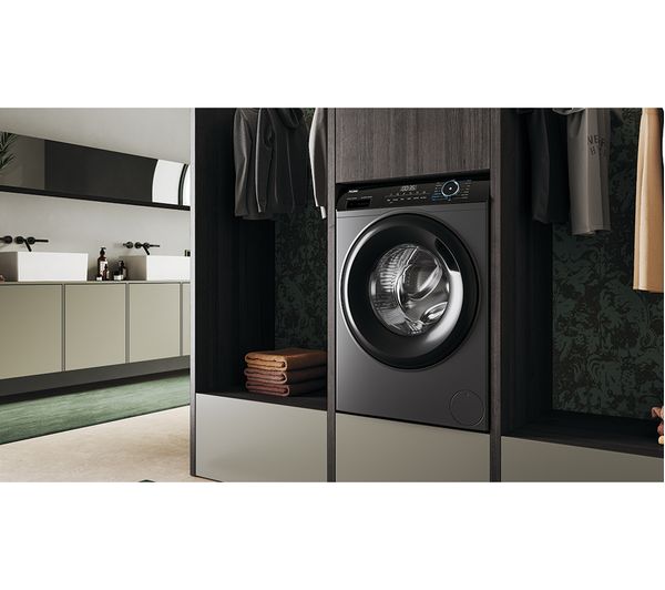 HAIER I Pro Series 3 HW90-B14939S8 9 kg 1400 Spin Washing Machine - Graphite