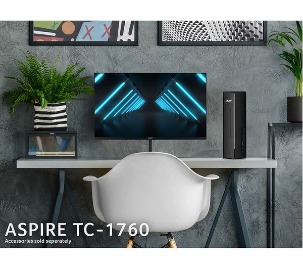 ACER Aspire XC-1760 Desktop PC - Intel® Core™ i5 1 TB HDD & 256 GB SSD Black
