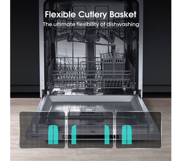 HISENSE HV622E15UK Full-size Fully Integrated Dishwasher