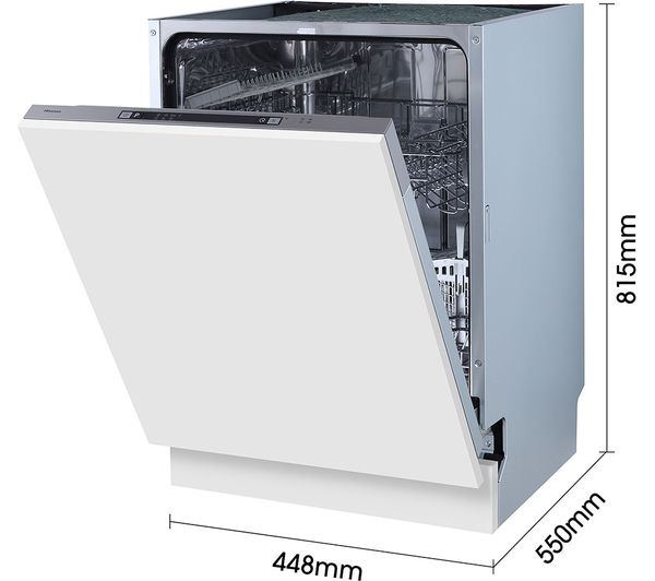 HISENSE HV622E15UK Full-size Fully Integrated Dishwasher