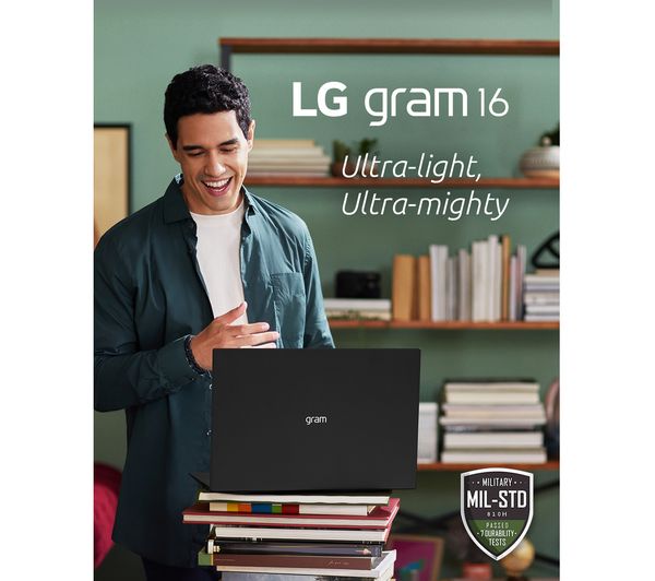 LG gram 16 16Z90R-K.AD7BA1 16" Laptop - Intel® Core™ i7 2 TB SSD Black