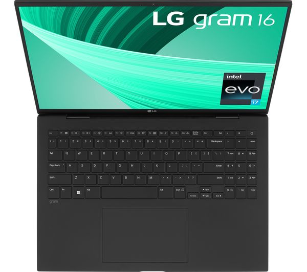 LG gram 16 16Z90R-K.AD7BA1 16" Laptop - Intel® Core™ i7 2 TB SSD Black