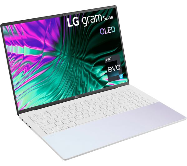 LG gram Style OLED 16Z90RS-K.AD77A1 16" Laptop - Intel® Core™ i7 1 TB SSD White