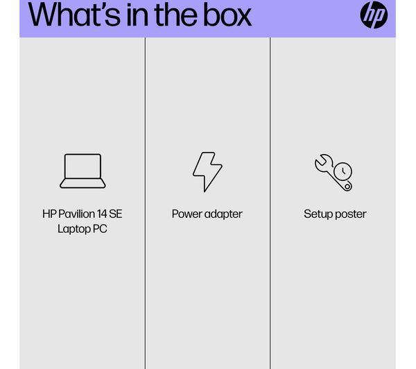 HP Pavilion SE 14-ep0525sa 14" Laptop - Intel® Core™ i3 512 GB SSD Silver