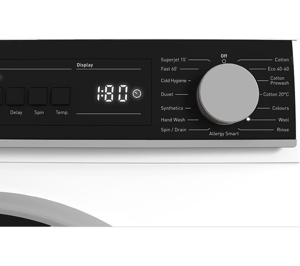SHARP ES-NFB914AWNA-EN 9 kg 1400 Spin Washing Machine - White