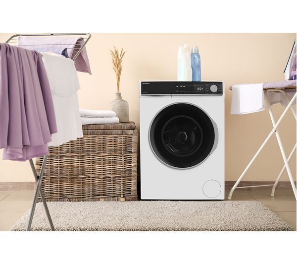 SHARP ES-NFB914AWNA-EN 9 kg 1400 Spin Washing Machine - White