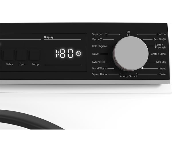 SHARP ES-NFB914BWNA-EN 9 kg 1400 Spin Washing Machine - White