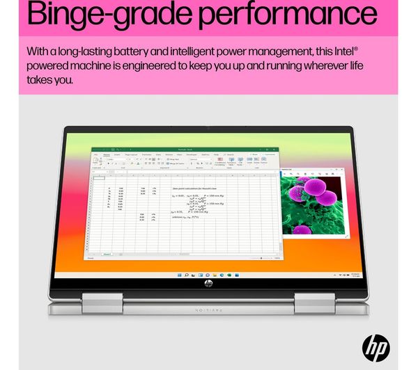 HP Pavilion x360 14-ek1511sa 14" 2 in 1 Laptop - Intel® Core™ i3 256 GB SSD Silver