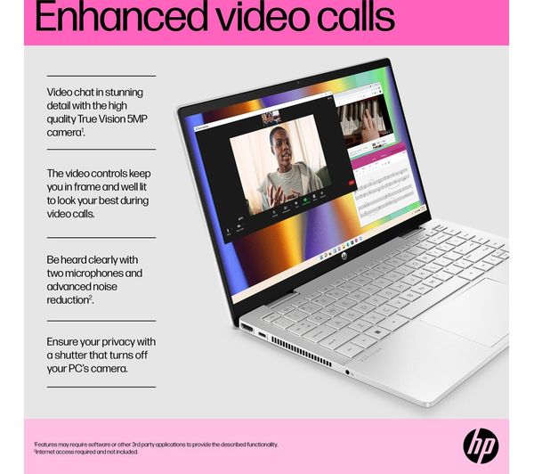 HP Pavilion x360 14-ek1511sa 14" 2 in 1 Laptop - Intel® Core™ i3 256 GB SSD Silver