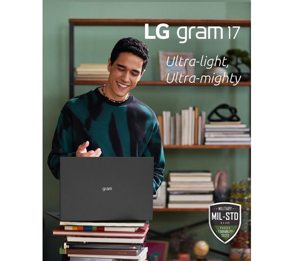 LG gram 17 17Z90R-K.AA79A1 17" Laptop - Intel® Core™ i7 1 TB SSD Dark Grey