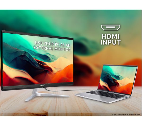 ACER Aspire C24-1851 23.8" All-in-One PC - Intel® Core™ i7 1 TB SSD Black