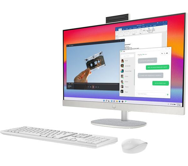 HP 27-cr0019na 27" All-in-One PC - Intel® Core™ i5 512 GB SSD White