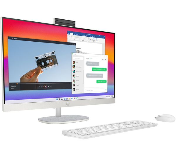 HP 27-cr0019na 27" All-in-One PC - Intel® Core™ i5 512 GB SSD White