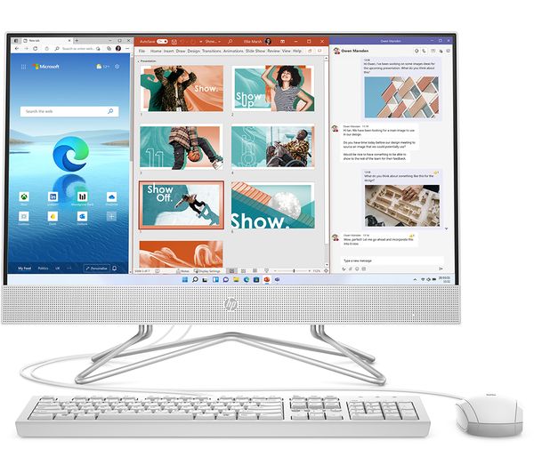 HP 24-df1043na 23.8" All-in-One PC - Intel® Core™ i5 256 GB SSD White